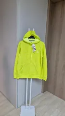 新品 adidas (メンズ100) 蛍光色 裏起毛パーカー