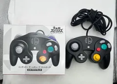 ▽Nintendo　ニンテンドウ　動作未確認　ゲームキューブコントローラー　DOL-003　スマブラブラック　10387