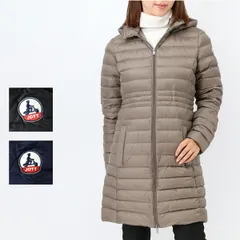 ■JOTT ジョット ロングダウンジャケット VERO 2.0 ライトダウン 薄手 パッカブル仕様  フード取り外し可能 ロング丈 ダウンコート 軽量 レディース ロゴ スリムシルエット ブランド