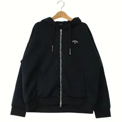 【ランクA美品！】キャロウェイ｜レディース｜LL (LL相当)｜長袖パーカー｜ブラック系｜秋冬｜中古ゴルフ用品