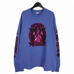 シュプリーム SUPREME × ヒステリックグラマー HYSTERIC GLAMOUR 21SS L/S Tee ロングスリーブ ロンT Tシャツ カットソー 長袖 L ライトパープル 紫