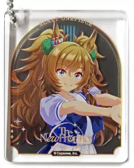 【中古】キーホルダー ブラストワンピース 「ウマ娘 プリティーダービー 6th EVENT The New Frontier×animatecafe出張所 CoLotta(トレーディングアクリルプレートキーホルダー) Dグループ」