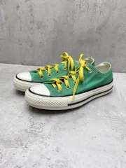 CONVERSE コンバース ALL STAR BURNTCOLORS OX 1SD432 ローカット スニーカー size22.5cm/緑 ■■◎レディース