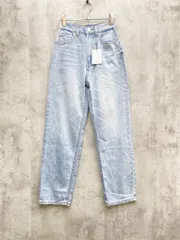 新品 GRL グレイル ハイウエストストレート デニムパンツ sizeXS/ブルー ■■レディース