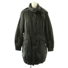 インディヴィ INDIVI ダウンコート ダウンジャケット アウター フード 40 黒 /DF