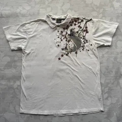 BULLET NOISE 和柄 鯉 桜 プリント ポロシャツ 4L 半袖 大きいサイズ