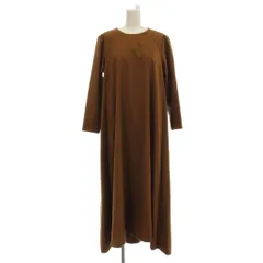 ユナイテッドアローズ UNITED ARROWS ワンピース ロング 長袖 フレア ブラウン /JP