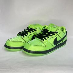 [중고] The Powerpuff Girls × Nike SB Dunk Low Pro QS "Buttercup" 28cm FZ8319-300 나이키 파워 퍼프 걸즈 [79]