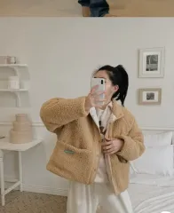 フリース ボア アウター ジャケット