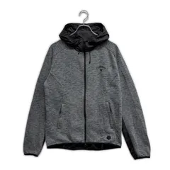 中古 メンズ キャロウェイ Callaway パーカー L グレー系 ダブルジップ 春秋