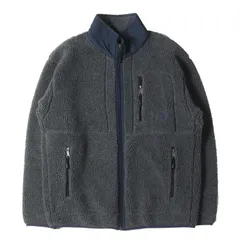THE NORTH FACE ノースフェイス ジャケット グレー サイズ:LL | 90s フリースボア ジップ ジャケット | 日本製 | アウター ブルゾン 上着【メンズ】【中古】