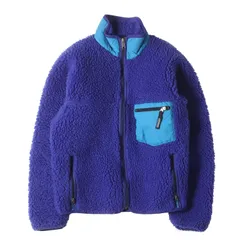 Patagonia パタゴニア ジャケット サイズ:S | 希少 1989年製 | 80s レトロ パイル カーディガン (Retro Pile Cardigan) | USA製 | Rタグ コバルト | 80年代 ヴィンテージ 古着【中古】