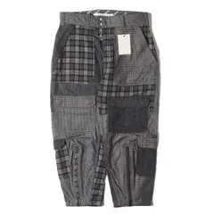 【美品】White Mountaineering ホワイトマウンテニアリング パンツ グレー サイズ:1 | クレイジーチェック ウール ミリタリーパンツ | ボトムス ズボン【メンズ】【中古】のサムネイル