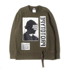 HELMUT LANG ヘルムートラング スウェット カーキ サイズ:XL | Travis Scott グラフィック スウェットシャツ | USA製 | トップス トレーナー コラボ【メンズ】【中古】のサムネイル