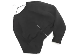 BEAUTY & YOUTH ビューティ&ユース ユナイテッドアローズ ハーフジップ プルオーバー カットソー 黒 ◇■ レディース