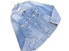 Yanuk ヤヌーク Gジャン デニム ジャケット sizeS/青 ◇■ レディース