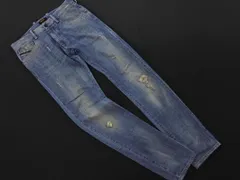 DIESEL ディーゼル ダメージ加工 スキニー デニムパンツ size28/インディゴ ■■ メンズ