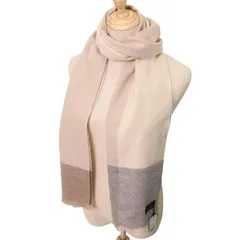 【新品】LANVIN COLLECTION カシミヤ100% ストール ベージュ