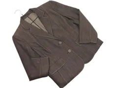 Leilian レリアン ウール混 ジャケット size11/黒 ◇■ レディース