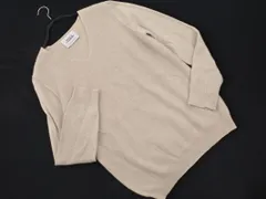 BEAUTY & YOUTH ビューティ&ユース ユナイテッドアローズ カシミヤ混 Vネック ニット セーター ライトベージュ ◇■ メンズ