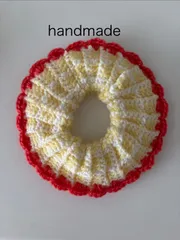 ハンドメイド　かぎ針編みシュシュ