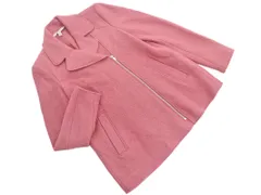 ZARA TRF ザラ トラファ ウール混 ライダース ジャケット sizeS/ピンク ◇■ レディース