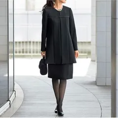 ブラックフォーマル アンサンブル ジャケット+ワンピース 2点セット9～11AR