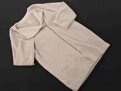 BEAMS HEART ビームスハート ウール混 ノーカラー コート size1/オフホワイト ◇■ レディース