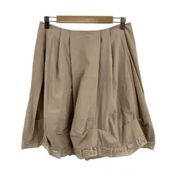 FOXEY NEW YORK(フォクシーニューヨーク) スカート サイズ40 M レディース美品  - 32086 ベージュ ひざ丈/レース