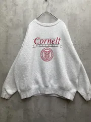 cornell university コーネル大学 裏起毛 GOOD ROCK SPEED カレッジ プリント オーバー スウェット トレーナー sizeF/グレー ◆■◎レディース