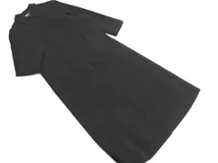 Calvin Klein カルバンクライン カシミヤ混 シングル コート size6/紺 ◇■ レディース