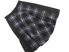 AT ATSURO TAYAMA アツロウタヤマ ウール混 フレア スカート size36/黒 ◇■ レディース