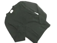 URBAN RESEARCH DOORS アーバンリサーチドアーズ ウール混 クルーネック ニット セーター size38/緑 ◇■ メンズ
