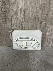 DIESEL ディーゼル 1DR フラグメントケース カード コインケース 財布 sizeF/白 ■■ レディース