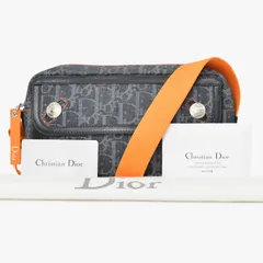 Christian Dior クリスチャンディオール フライトライン ワンショルダーバッグ 167-BM-1025 トロッター柄 シルバー金具 美品 中古 4b011635