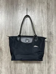 LONＧＣＨＡＭＰ ロンシャン ル・プリアージュ ハンド バッグ sizeF/黒 ■■ レディース