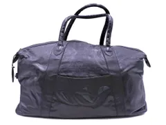 IBIZA イビザ 本革 レザー ボストン バッグ 黒 ■■ レディース