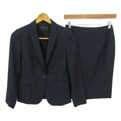 ユナイテッドアローズ スーツ セットアップ 上下セット ジャケット スカート レディース 36サイズ ネイビー UNITED ARROWS 【中古】