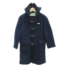 グローバーオール Gloverall ダッフルコート ロング丈 10 140㎝ 紺 ネイビー フード付き /HO6 ■GY61 男の子