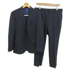 ジャーナルワークス スーツ セットアップ 上下セット ジャケット パンツ フォーマル メンズ AB5サイズ ネイビー JOURNAL WORKS 【中古】