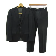 レダ スーツ セットアップ 上下セット ジャケット パンツ フォーマル ウール メンズ 37サイズ ブラック REDA 【中古】