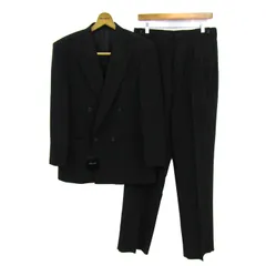 ミラノ スーツ セットアップ 上下セット ジャケット パンツ フォーマル メンズ Lサイズ ブラック MILANO