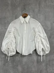 Lily Brown リリーブラウン ボリュームスリーブ ブラウス シャツ sizeF/白 ■◇ レディース