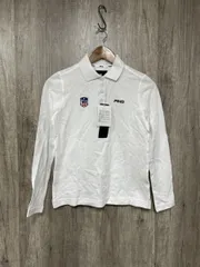 美品 PING ピン ゴルフ 長袖 ロゴ 刺繍 ポロシャツ sizeS/白 ◆■ メンズ