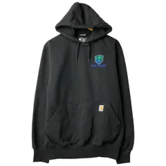 古着 カーハート Carhartt Loose Fit カレッジ キャラクター スウェットプルオーバーパーカー メンズS相当/eaa611330