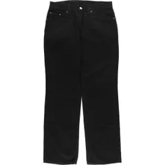 古着 00年代 リーバイス Levi's 505 LOW RISE STRAIGHT LEG ブラックデニム テーパードデニムパンツ USA製/evb030407