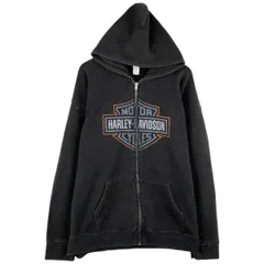古着 ハーレーダビッドソン Harley-Davidson スウェットフルジップパーカー メンズXXL相当/eaa611348