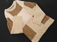 KBF ケービーエフ アーバンリサーチ パッチワーク ニット セーター sizeONE/ベージュ ◇■ レディース