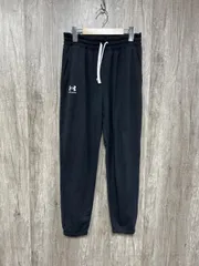 UNDER ARMOUR アンダーアーマー ワンポイントロゴ スウェット パンツ sizeL/黒 ■■ レディース