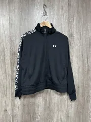 UNDER ARMOUR アンダーアーマー ウーブンフルジップ UA トラック ジャケット sizeXL/黒 ■■ メンズ